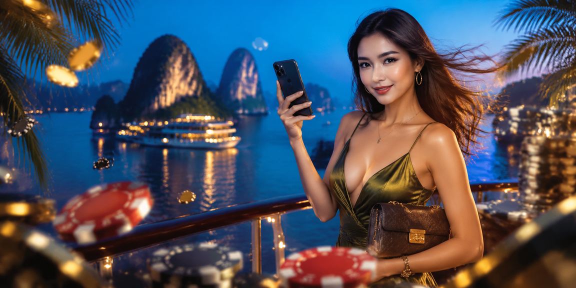 Người chơi esports tại vùng ven vịnh Hạ Long theo dõi trận đấu trực tuyến trên điện thoại