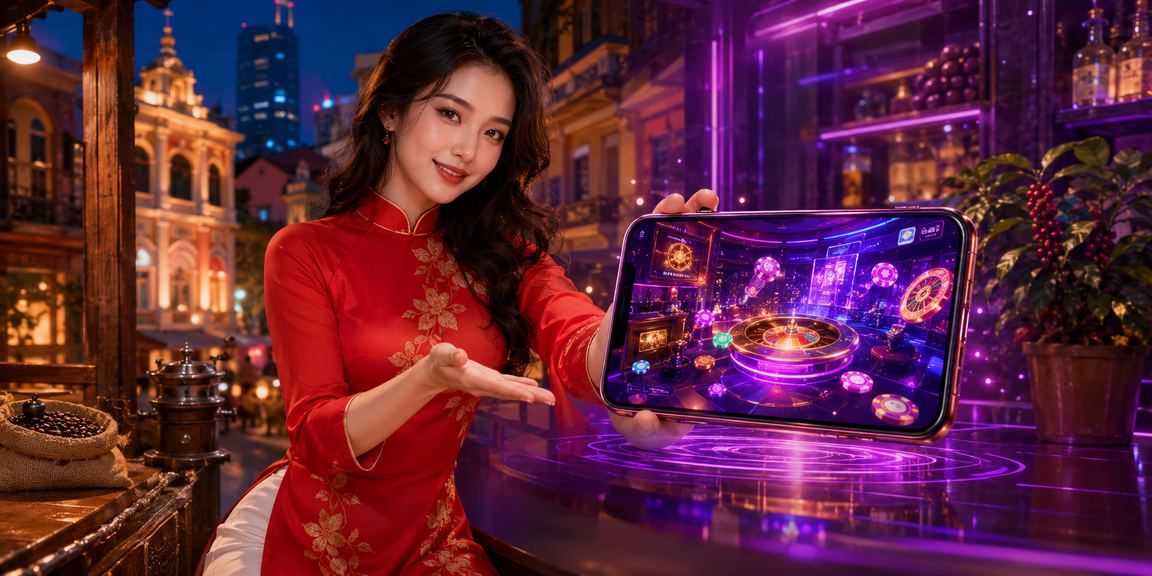 Người chơi tại TP Hồ Chí Minh trải nghiệm casino di động hubet88 trong tà áo dài